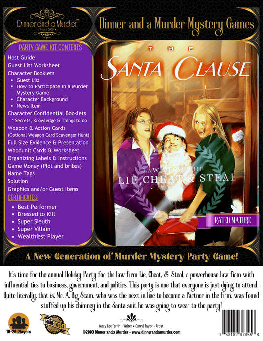 The Santa Clause - M - #1 Extra Character Packet - Box - Dinner and a Murder
