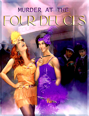Murder at the Four Deuces Mature Murder Mystery Party Game - Digital - Dinner and a Murder