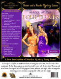 Murder at the Four Deuces 2 - C - Murder Mystery Party Game - Box - Dinner and a Murder